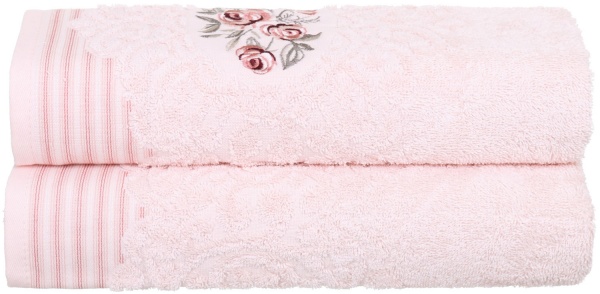 Набір рушників Stella 2 шт. абрикосовий Karna 