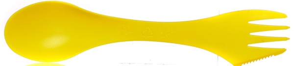 Ложка-вилка пластиковая в ассортименте 17 см Алеана