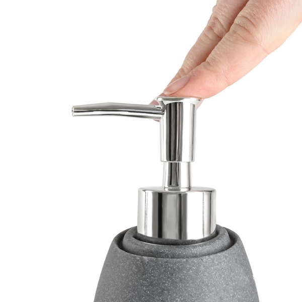 Дозатор для жидкого мыла MVM Crimea BA-13 280 мл серый
