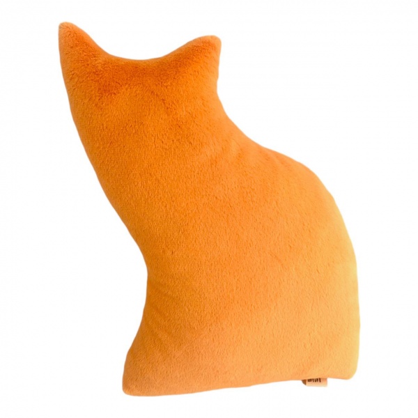 Подушка-обіймашка Кіт 23x43 см рудий Анна 