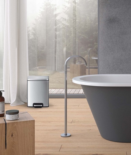 Ведро с педалью Eko MADISON 6 л хром