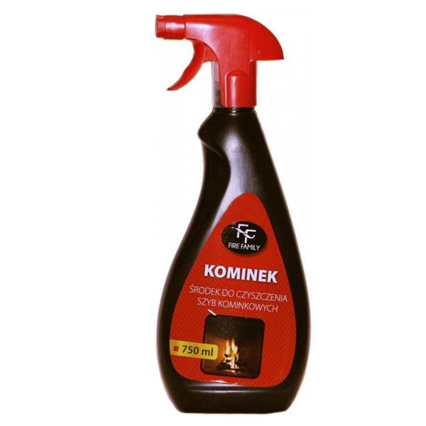 Очиститель для стекла дверей камина