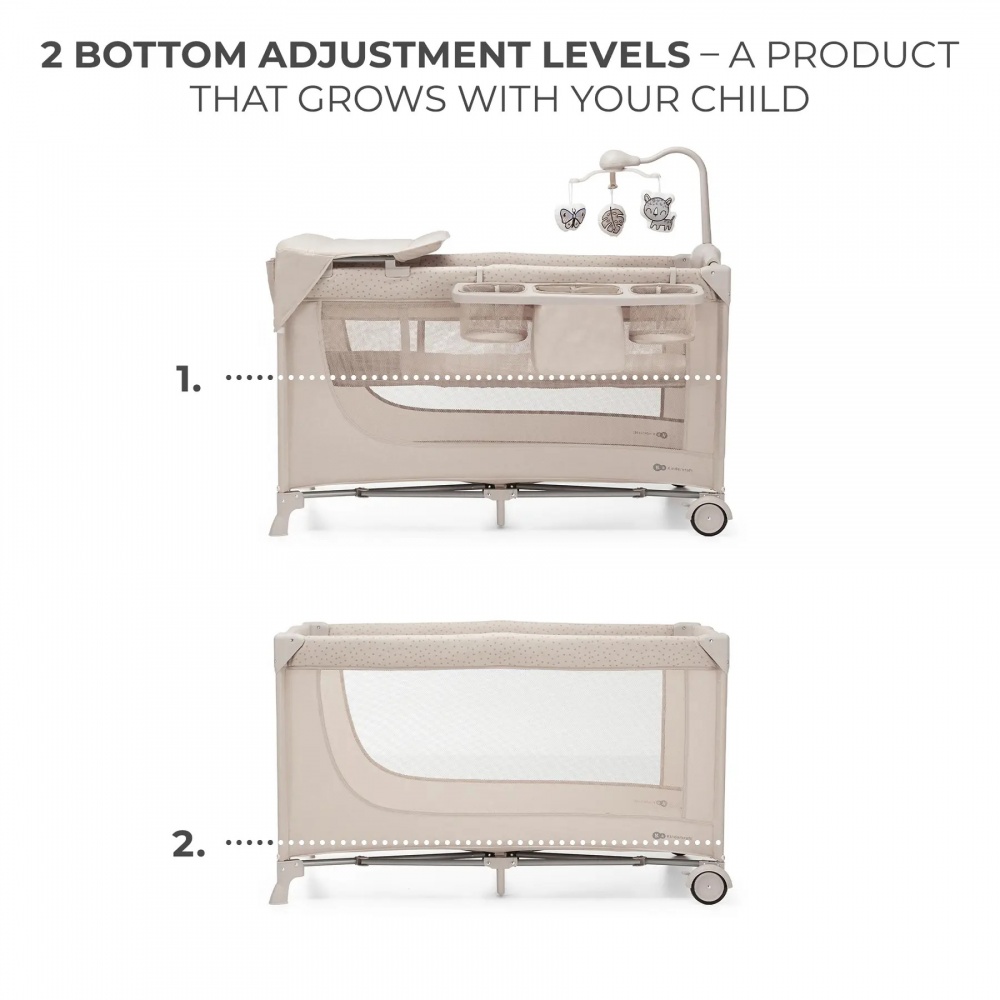 Манеж-кровать Kinderkraft Joy 2 Beige KLJOY02BEG000AC