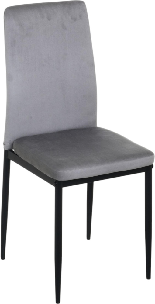 Стілець обідній Центр Меблів Флікс світло-сірий / чорний
