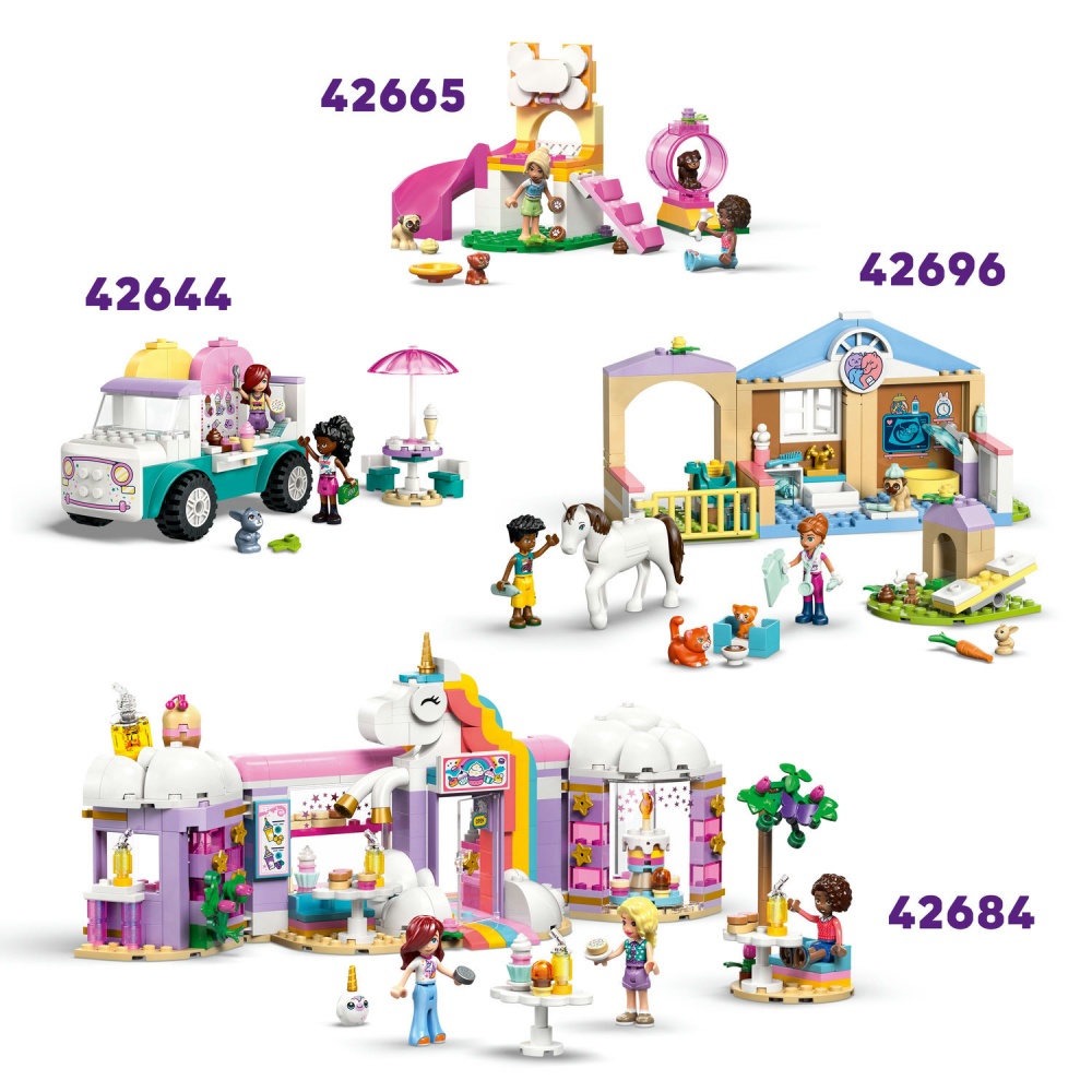 Конструктор LEGO Friends Автомобиль для доставки тортов с единорогами 42675