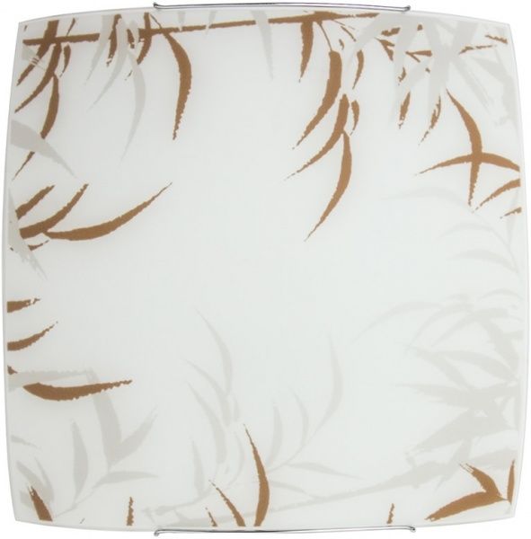 Світильник настінно-стельовий Nowodvorski Bambus 7 1x100 Вт E27 бежевийз малюнком 