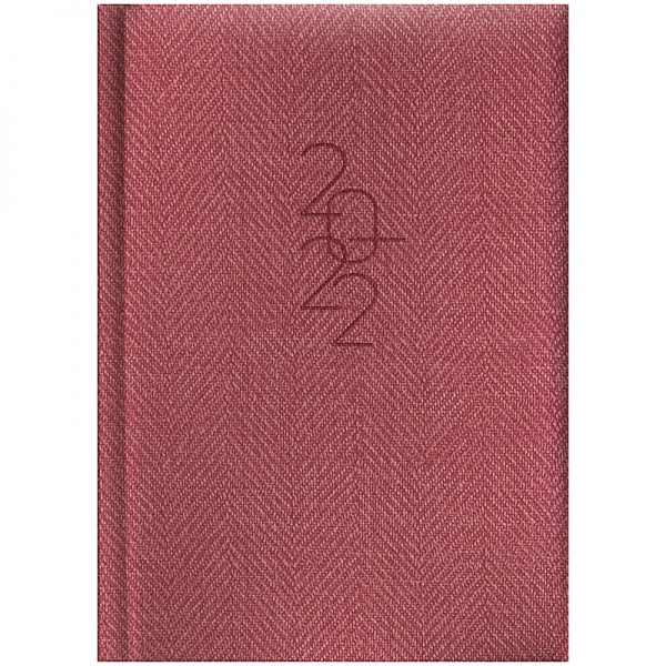 Щоденник датований кишеньковий червоний Brunnen Tweed A6 2022