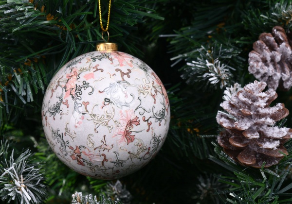 Елочная игрушка в форме шара 8 см APF478570 