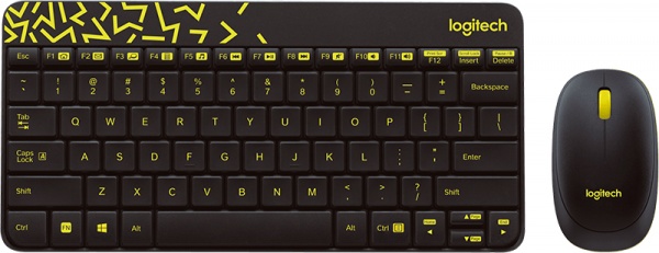 Комплект клавіатура та миша Logitech MK240 Nano Russian Layout 920-008213 