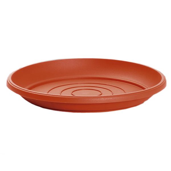 Піддон пластиковий Prosperplast Terra Nova 11 см 14242 круглий коричневий (14242) 