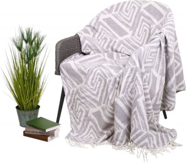 Плед Scotch grey 150x200 см сірий Sesli Tekstil 