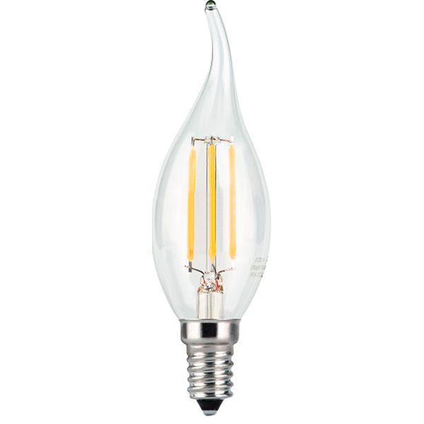 Лампа світлодіодна Gauss Black Filament CF37 5 Вт E14 4100 К 220 В прозора 104801205 