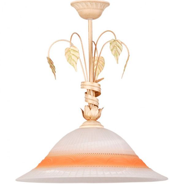 Підвіс Геотон НСБ 01-60-946 Рома-134 1x60 Вт E27 білий із золотистим 03.134 