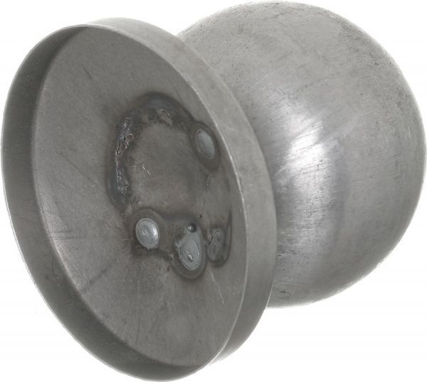 Декоративний елемент для стовпчика 94х94 мм з кулею d80 мм