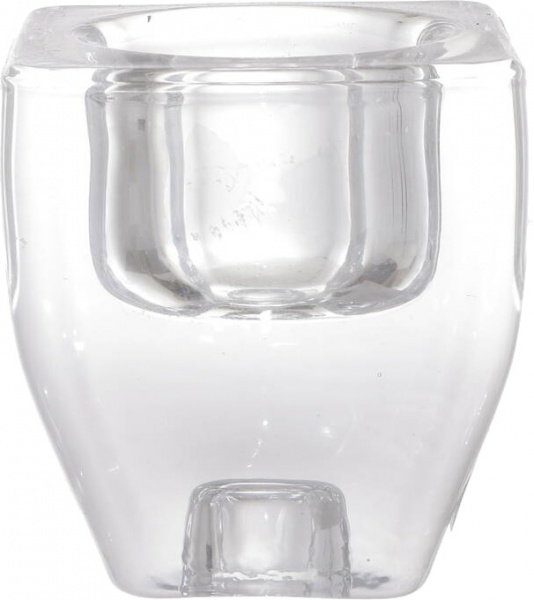 Свічник Royal 6.4х6.4х7.2 см прозорий