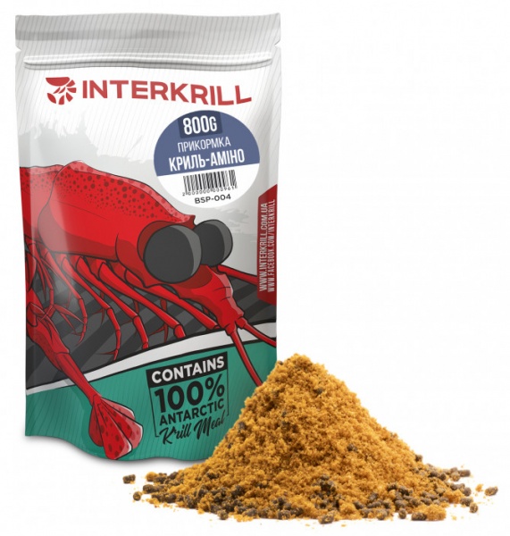 Прикормка INTERKRILL 800 г кріль/ аміно 