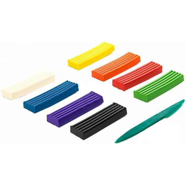 Пластилин 52113-ТК 8 цветов Тікі