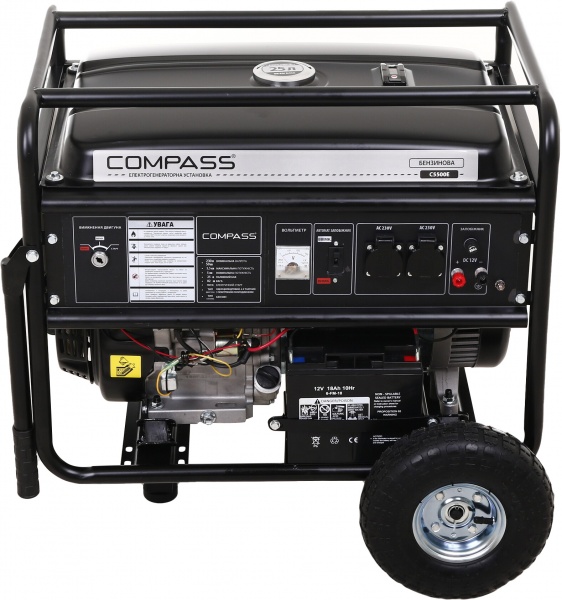 Электрогенераторная установка Compass 5 кВт / 5,5 кВт C5500E бензин