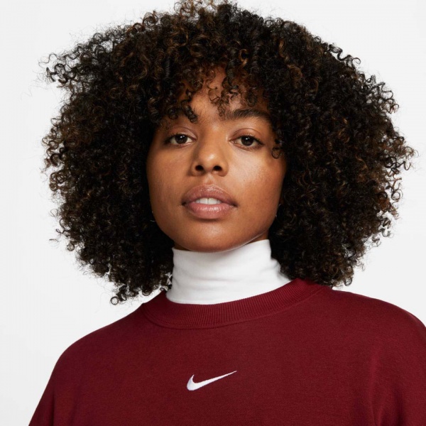 Світшот Nike W NSW PHNX FLC OS CREW DQ5733-677 р. S червоний