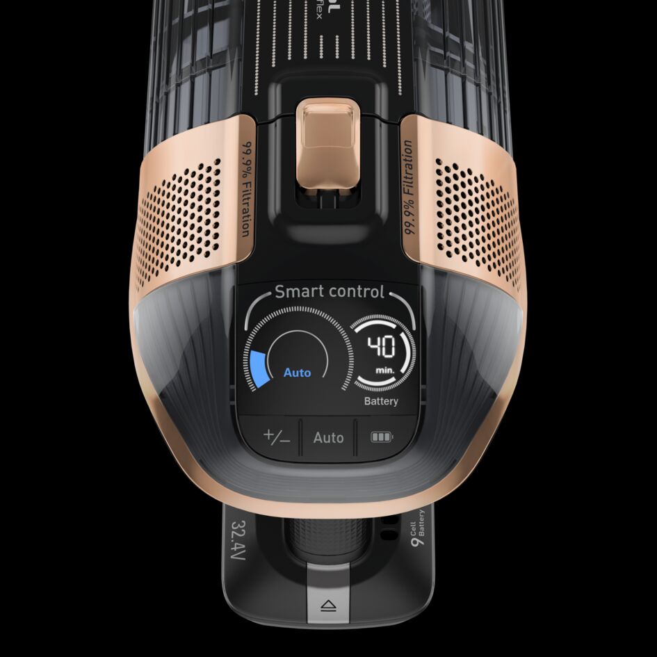 Пылесос аккумуляторный Rowenta X-Force Flex 15.60 AQUA RH99G1WO black