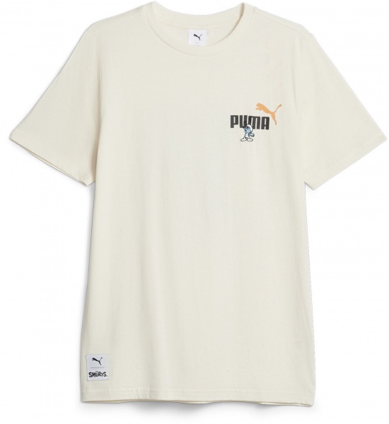 Футболка Puma PUMA X THE SMURFS GRAPHIC TEE 62218999 р.S белый
