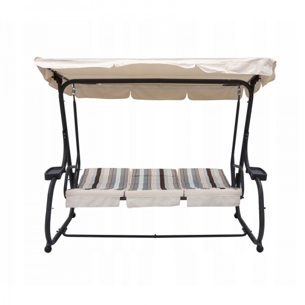 Гойдалка з навісом Mirpol INES з москітною сіткою 215х130х170 см