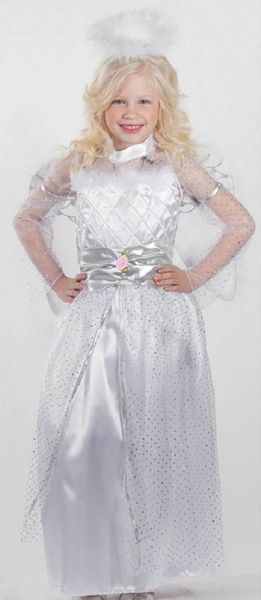 Костюм карнавальний КАРНАВАЛІЯ Ангел р.110 білий 85240 