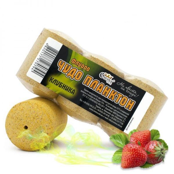 Технопланктон Corona Fishing Флуоро 180 г клубника