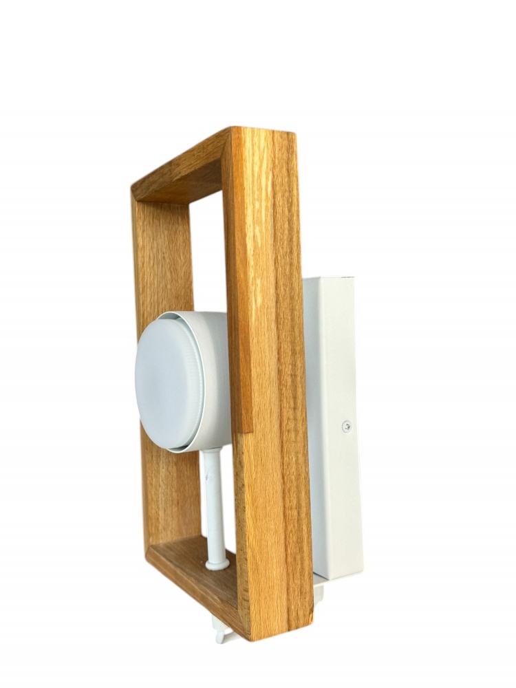 Бра LIGHT SET PL KARPATY металл/дерево 12 Вт GX53 белый