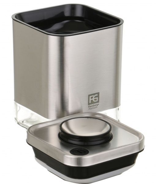Ємність прямокутна 600 мл Steel Quadro Flamberg Premium