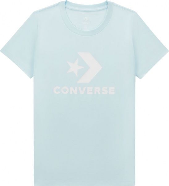 Футболка Converse STAR CHEVRON TEE 10018569-316 S бирюзовый