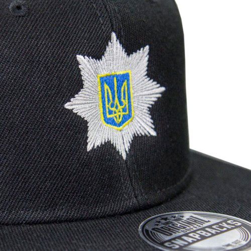 Бейсболка Lowa полiцiя (Snap Back), [1149] Combat Black, one size fits all 