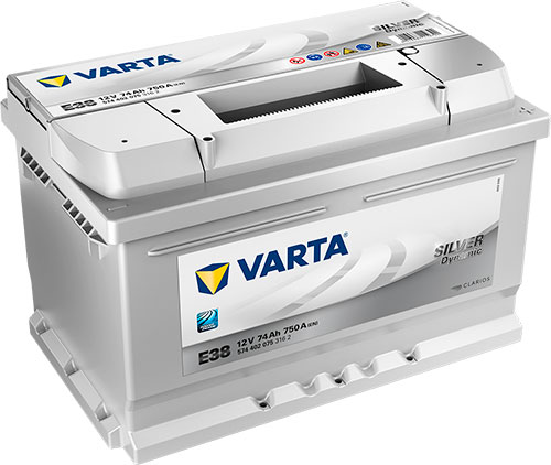 Аккумулятор автомобильный Varta SILVER DYNAMIC 74А 12 B 574402075 «+» справа