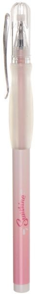 Ручка гелевая с вставкой для пальцев Розовое омбре 2 