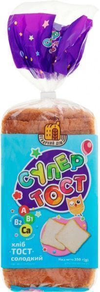 Хлеб Київхліб Тост сладкий 350 г (4820212490613)