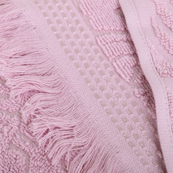 Набір рушників Esra 2 шт. брудно-рожевий Karna 