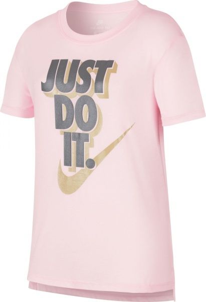 Футболка Nike G NSW TEE HILO JDI AH5150-632 M світло-рожевий