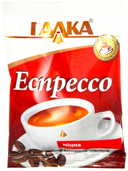 Кофе молотый ГАЛКА Эспрессо 100 г