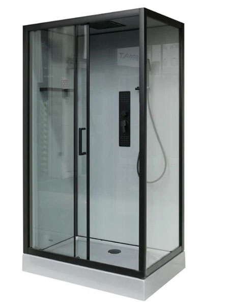 Душевой бокс EGO Pure Black 80x120 K-3507-B