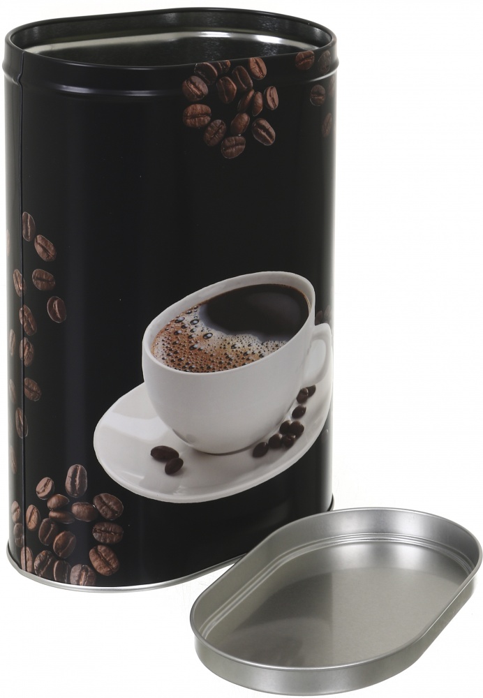 Емкость для хранения Flamberg Premium Loft Coffee черная 20,3х8,5х13,4 см