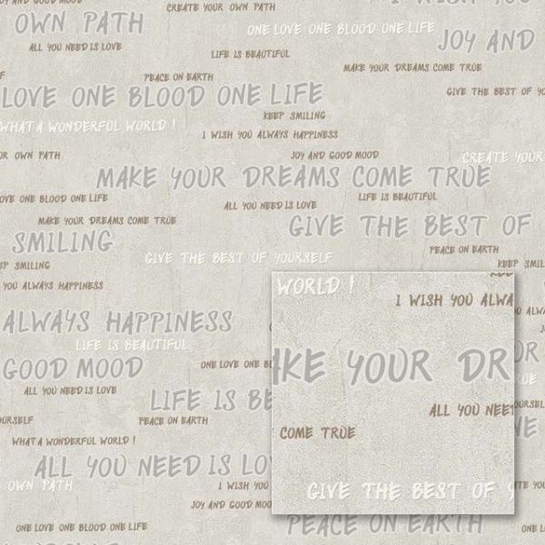 Шпалери зі спіненого вінілу Sintra Modern WALL MESSAGES 356241 0,53x10,05 м 