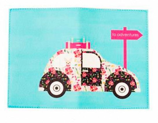 Обкладинка для паспорта Retro car 