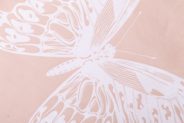 Тканина портьєрна Декостиль w2071 7302/7 персикова із принтом 