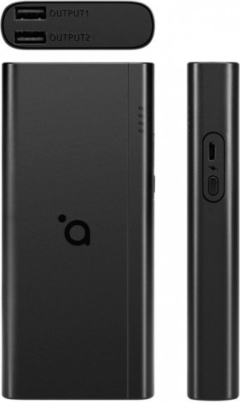 Внешний аккумулятор (Powerbank) Acme PB101 10000 mAh black (4770070880517) 