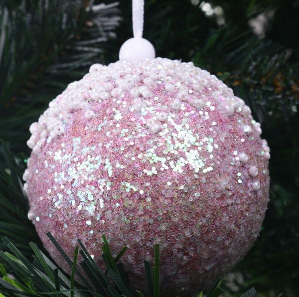 Шар новогодний 8х10 см в ассортименте CAA115000