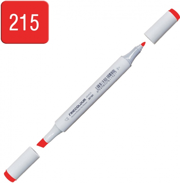 Маркер спиртовий FINECOLOUR Junior червоний EF101-215 