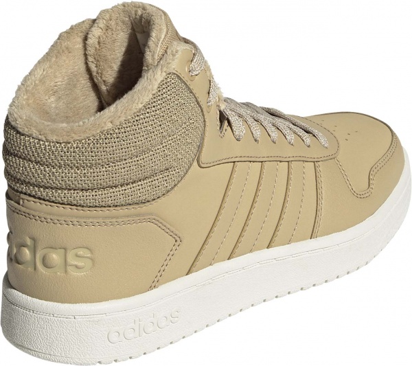 Кроссовки Adidas HOOPS 2.0 MID GZ8039 р.UK 4 бежевый