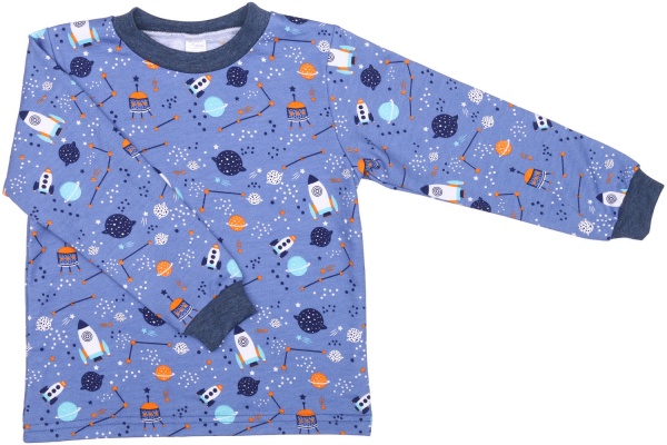 Піжама дитяча для хлопчика Татошка 0102202кос р.134 синій 