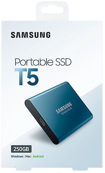 SSD-накопитель Samsung T5 250GB Portable TLC (MU-PA250B/WW) 