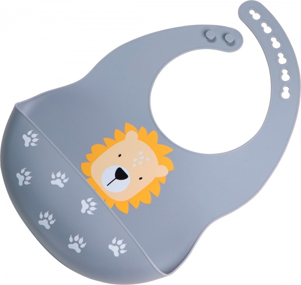 Нагрудник дитячий Tryco силікон попелясто-блакитний TR-392830 попелясто-блакитний TR-392830 